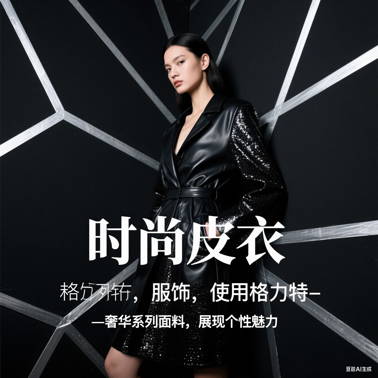 节水工艺时尚皮衣